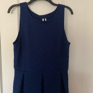 Navy Blue mini skater dress